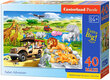 Dėlionė Castorland Safari Maxi Adventure, 40 detalių kaina ir informacija | Dėlionės (puzzle) | pigu.lt