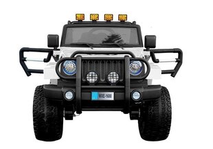 Vienvietis elektromobilis Jeep WXE-1688, baltas kaina ir informacija | Elektromobiliai vaikams | pigu.lt