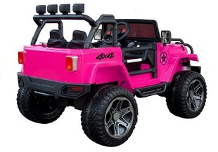 Vienvietis elektromobilis Jeep WXE-1688, rožinis kaina ir informacija | Elektromobiliai vaikams | pigu.lt