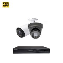 Комплект камер видео наблюдения 8MP Dome VAI2385HK Hikvision NVR 7608 цена и информация | Камеры видеонаблюдения | pigu.lt