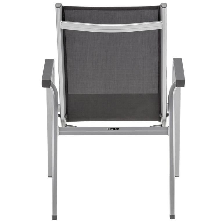 Lauko kėdė Kettler Basic Plus, pilka kaina ir informacija | Lauko kėdės, foteliai, pufai | pigu.lt