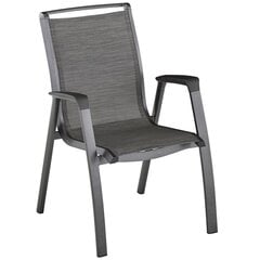 Lauko kėdė Kettler Forma II, juoda kaina ir informacija | Lauko kėdės, foteliai, pufai | pigu.lt