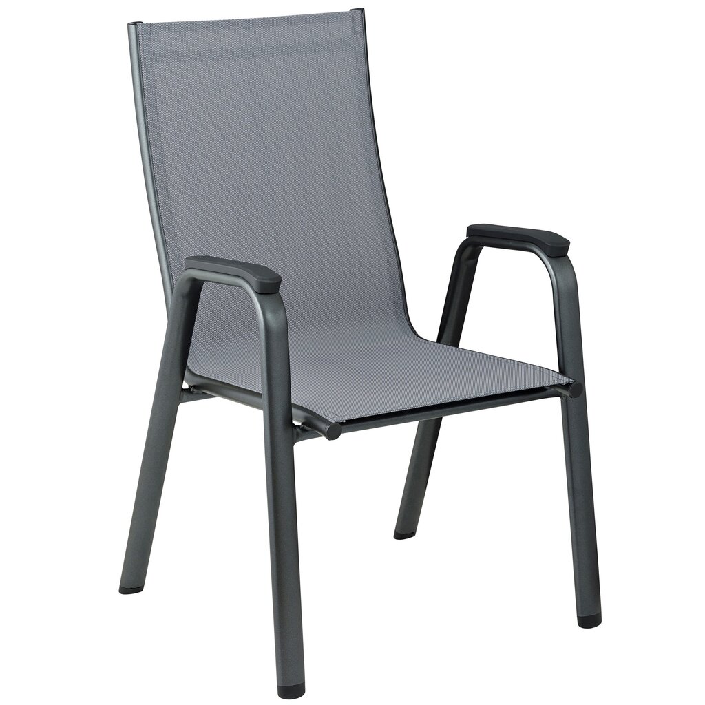 Lauko kėdė Kettler Cirrus, juoda kaina ir informacija | Lauko kėdės, foteliai, pufai | pigu.lt