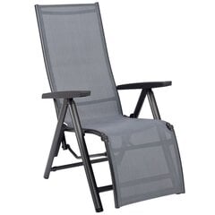 Sulankstoma kėdė Kettler Cirrus, juoda kaina ir informacija | Lauko kėdės, foteliai, pufai | pigu.lt