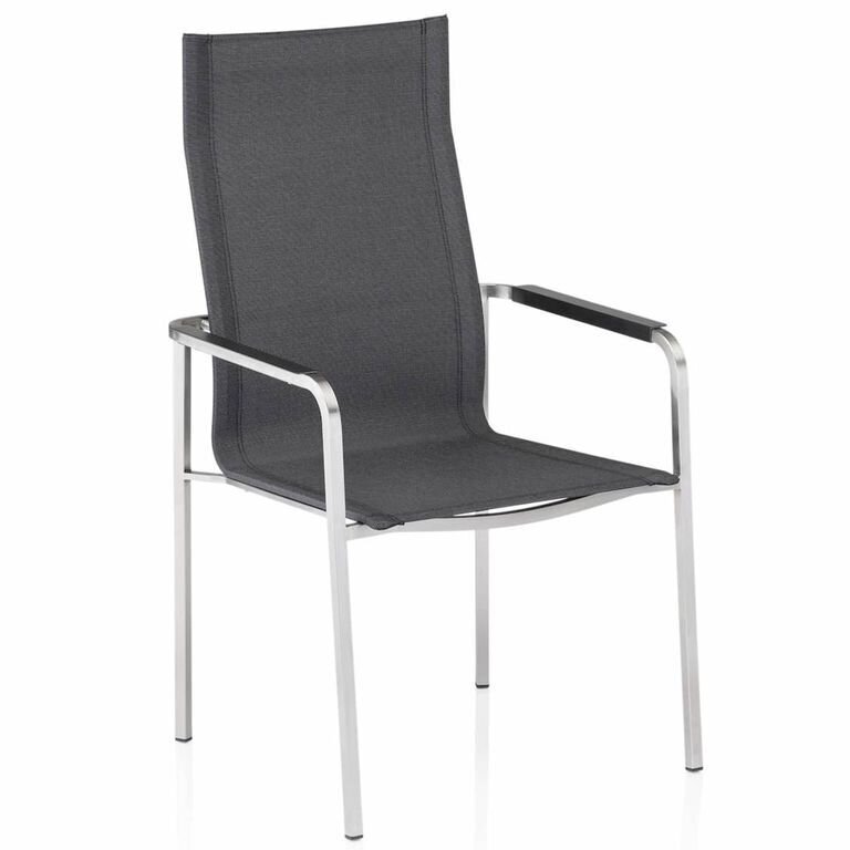 Lauko kėdė Kettler Feel, pilka kaina ir informacija | Lauko kėdės, foteliai, pufai | pigu.lt