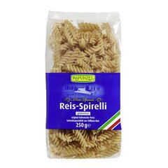 Pilno grūdo ryžių makaronai Spirelli, be glitimo, Rapunzel, 250 gr kaina ir informacija | Makaronai | pigu.lt