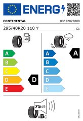 Continental SportContact 6 MO1 295/40R20 110Y цена и информация | Летняя резина | pigu.lt