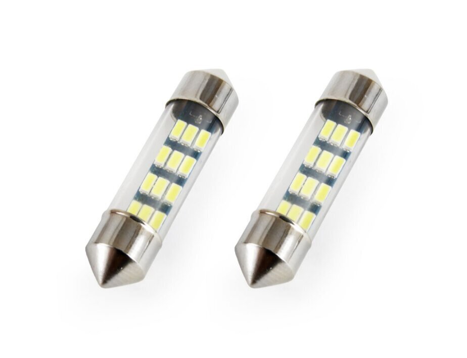 LED lemputės Standard Festoon 36mm 2 vnt. kaina ir informacija | Automobilių lemputės | pigu.lt