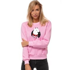 Розовый женский джемпер без капюшона "Lama" JS/W01-45590-XXL цена и информация | Женские толстовки | pigu.lt