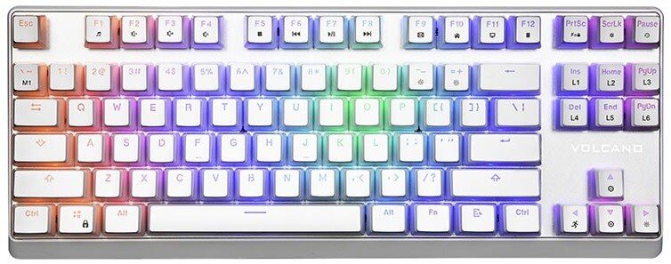 Mode Com K-MC-Lanparty-U-RGB-Blue-200-PU kaina ir informacija | Klaviatūros | pigu.lt