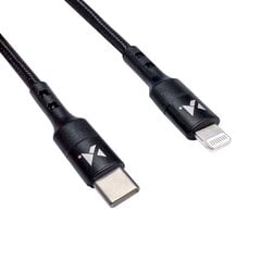 Wozinsky USB laidas, 1 m, juodas kaina ir informacija | Laidai telefonams | pigu.lt