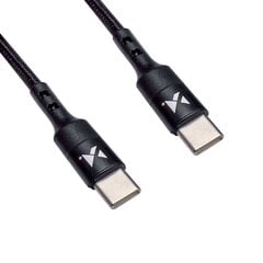 Кабель Wozinsky USB - USB Type C 2,4А 2м черный(WUC-C2B) цена и информация | Кабели для телефонов | pigu.lt