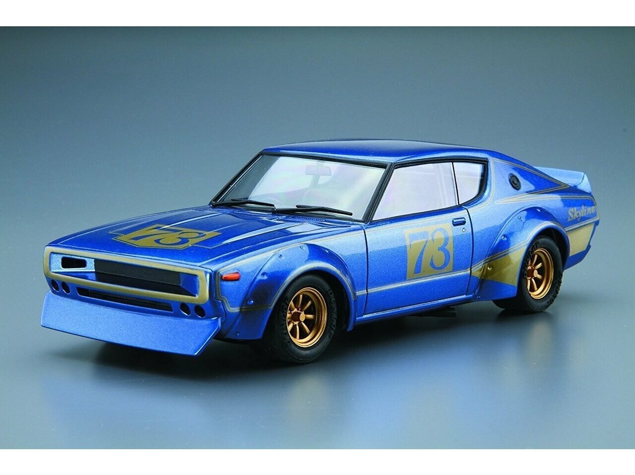 Konstruktorius - aoshima - nissan skyline 2000GT-R KPGC110 Mythical Ken & Mary Racing #73, 1/24, 06104 kaina ir informacija | Konstruktoriai ir kaladėlės | pigu.lt