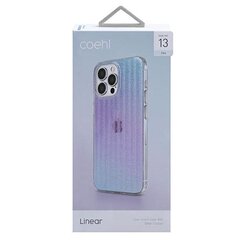 Uniq case Coehl Linear skirtas iPhone 13 Pro, violetinis kaina ir informacija | Telefono dėklai | pigu.lt