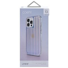 Uniq case Coehl Linear, skirtas iPhone 13 Pro Max, sidabrinis kaina ir informacija | Telefono dėklai | pigu.lt