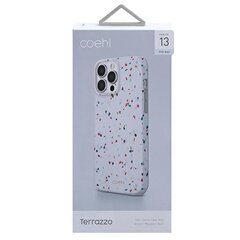 Uniq case Coehl Terrazzo, skirtas iPhone 13 Pro Max, baltas kaina ir informacija | Telefono dėklai | pigu.lt