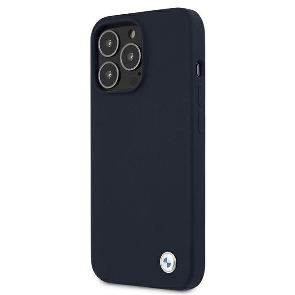 BMW Case BMHCP13LSILNA skirtas Apple iPhone 13 Pro / 13 6.1", mėlynas цена и информация | Telefono dėklai | pigu.lt