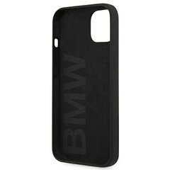 Case BMW BMHCP13SSILBK iPhone 13 mini 5.4 &quot;black / black hardcase Silicone Signature kaina ir informacija | Telefono dėklai | pigu.lt
