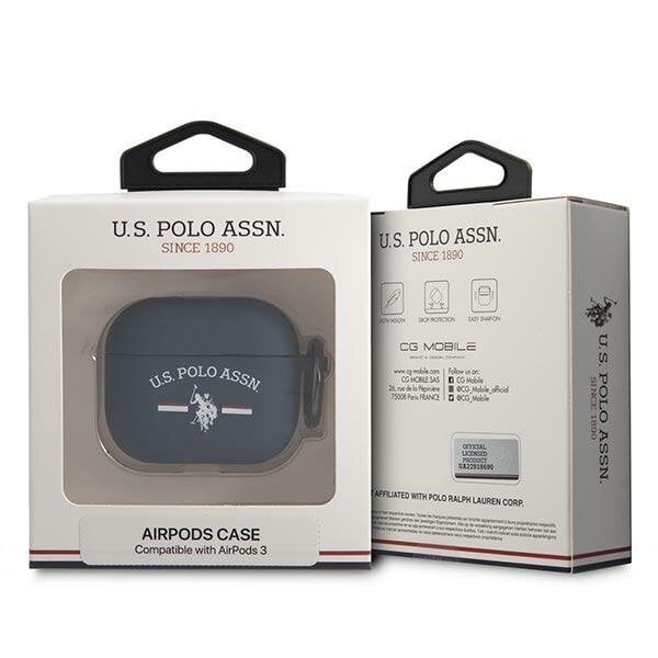 US Polo USACA3SFGV AirPods 3 Blue цена и информация | Ausinės | pigu.lt