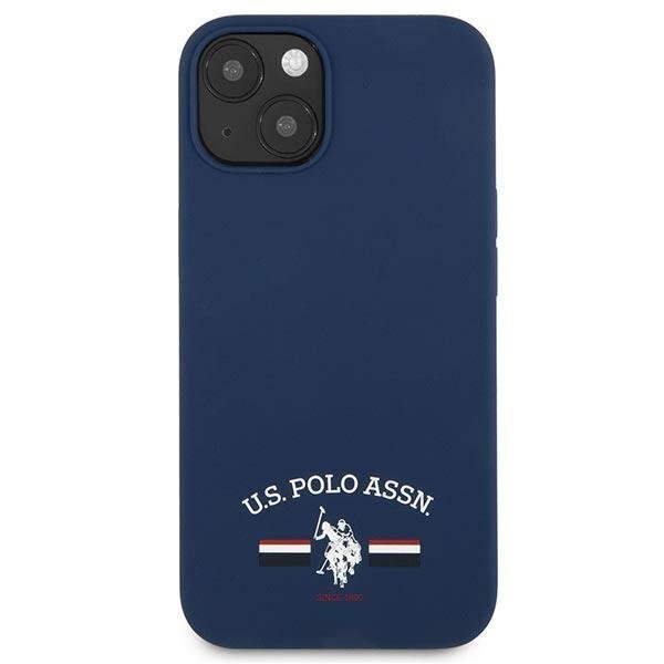 US Polo USHCP13SSFGV, skirtas iPhone 13 mini, mėlynas kaina ir informacija | Telefono dėklai | pigu.lt