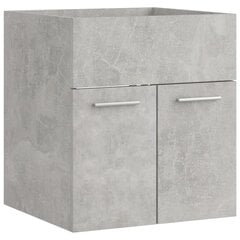 Spintelė praustuvui, 41x38,5x46cm, pilkos spalvos цена и информация | Шкафчики для ванной | pigu.lt