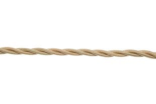 Декоративный текстильный кабель SANDY GOLD 434719, 3x1.50 мм, 100 м  цена и информация | Текстильные провода и клеммные колодки | pigu.lt