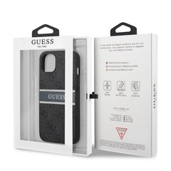 GUHCP13MPU4GHBK Guess 4G Hard Case Metal Logo for iPhone 13 Grey цена и информация | Чехлы для телефонов | pigu.lt