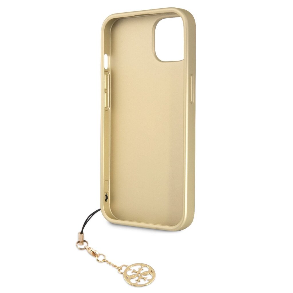 Guess 4G Charms Cover, skirtas iPhone 13, rudas kaina ir informacija | Telefono dėklai | pigu.lt