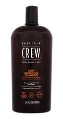 Plaukų šampūnas vyrams American Crew Daily Cleansing, 1000 ml kaina ir informacija | Šampūnai | pigu.lt