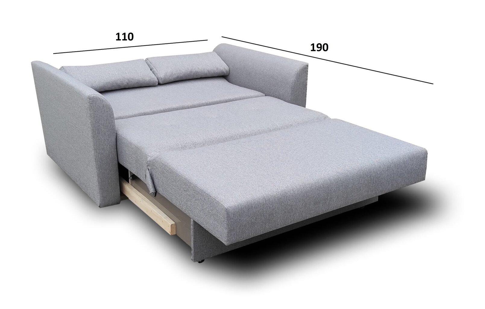 Sofa Mini II, geltona цена и информация | Sofos | pigu.lt