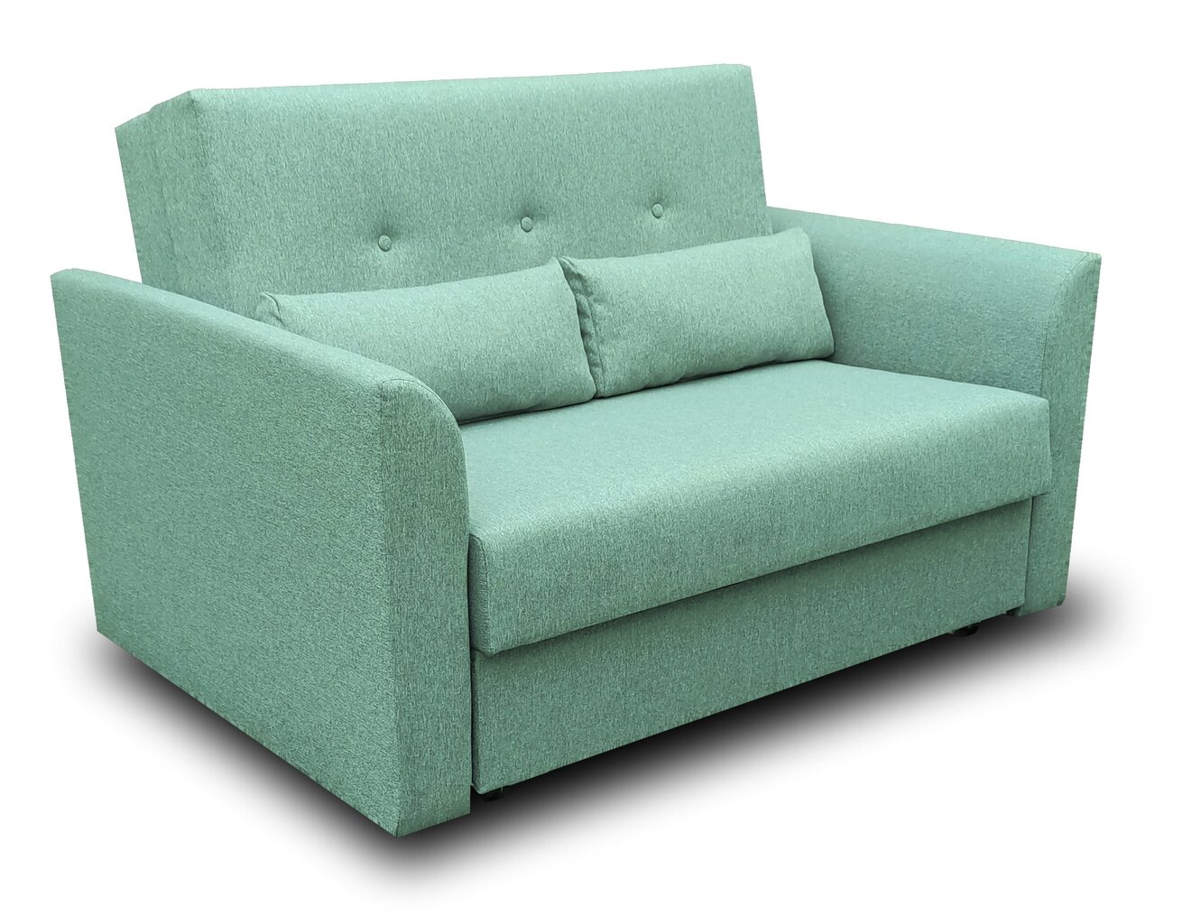 Sofa Mini II, žalia цена и информация | Sofos | pigu.lt