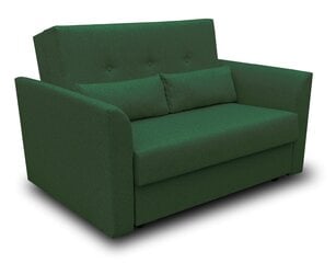 Sofa Mini II, tamsiai žalia kaina ir informacija | Sofos, sofos-lovos | pigu.lt