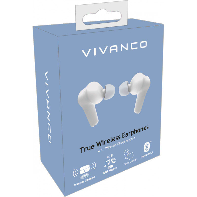 Vivanco Comfort Pair TWS White kaina ir informacija | Ausinės | pigu.lt