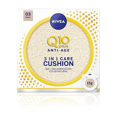 Крем для лица Nivea Q10 Cushion 3-в-1 цена и информация | Пудры, базы под макияж | pigu.lt