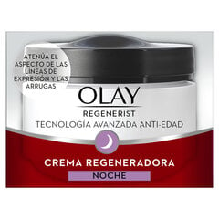 Ночной крем Olay Regenerist Антивозрастной (50 мл) цена и информация | Кремы для лица | pigu.lt