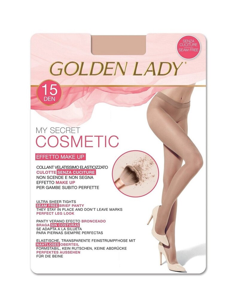 Pėdkelnės moterims Golden Lady My Secret, rusvos, 15 DEN цена и информация | Pėdkelnės | pigu.lt