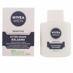 After Shave Nivea Men Sensitive 0% спирт (100 мл) цена и информация | Косметика и средства для бритья | pigu.lt