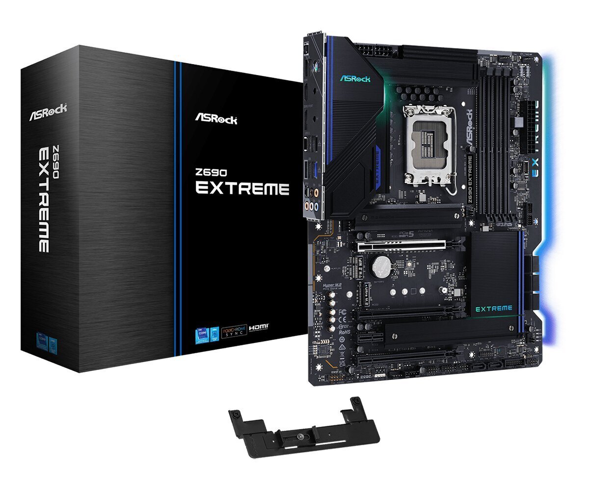 Kompiuterių priedas ASRock Z690 EXTREME цена и информация | Pagrindinės plokštės | pigu.lt