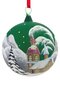 Didelis Kalėdinis eglutės burbulas, eglutės žaisliukas 11 cm diametro/ 1 vnt, Žalias, 011-06Green kaina ir informacija | Eglutės žaisliukai, viršūnės | pigu.lt