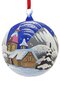 Didelis Kalėdinis eglutės burbulas, eglutės žaisliukas 11 cm diametro/ 1 vnt, Mėlynas, 011-06Blue kaina ir informacija | Eglutės žaisliukai, viršūnės | pigu.lt