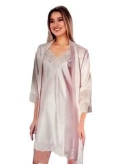 Ночная рубашка и халат JASMIN / 896 / Темно-синяя цена и информация | Женские пижамы, ночнушки | pigu.lt