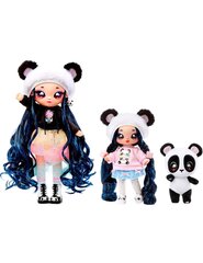 Na! Na! Na! Surprise Panda Family (Winnie Joyful. Mimi Joyful, Bamboo) - NaNaNa Family цена и информация | Игрушки для девочек | pigu.lt