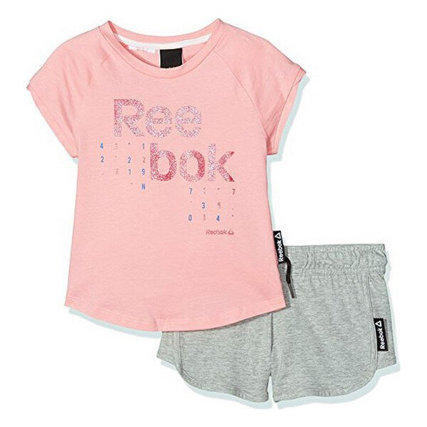 Vaikiška sportinė apranga Reebok G ES SS, koralo kaina ir informacija | Komplektai mergaitėms | pigu.lt