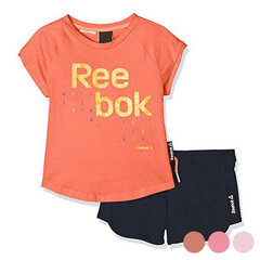 Children's Sports Outfit Reebok G ES SS: Цвет - Коралл цена и информация | Комплекты для девочек | pigu.lt