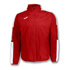 Vyriškas bluzonas Joma Sport Rainjacket Champion IV 100.689.602, raudonas kaina ir informacija | Sportinė apranga vyrams | pigu.lt