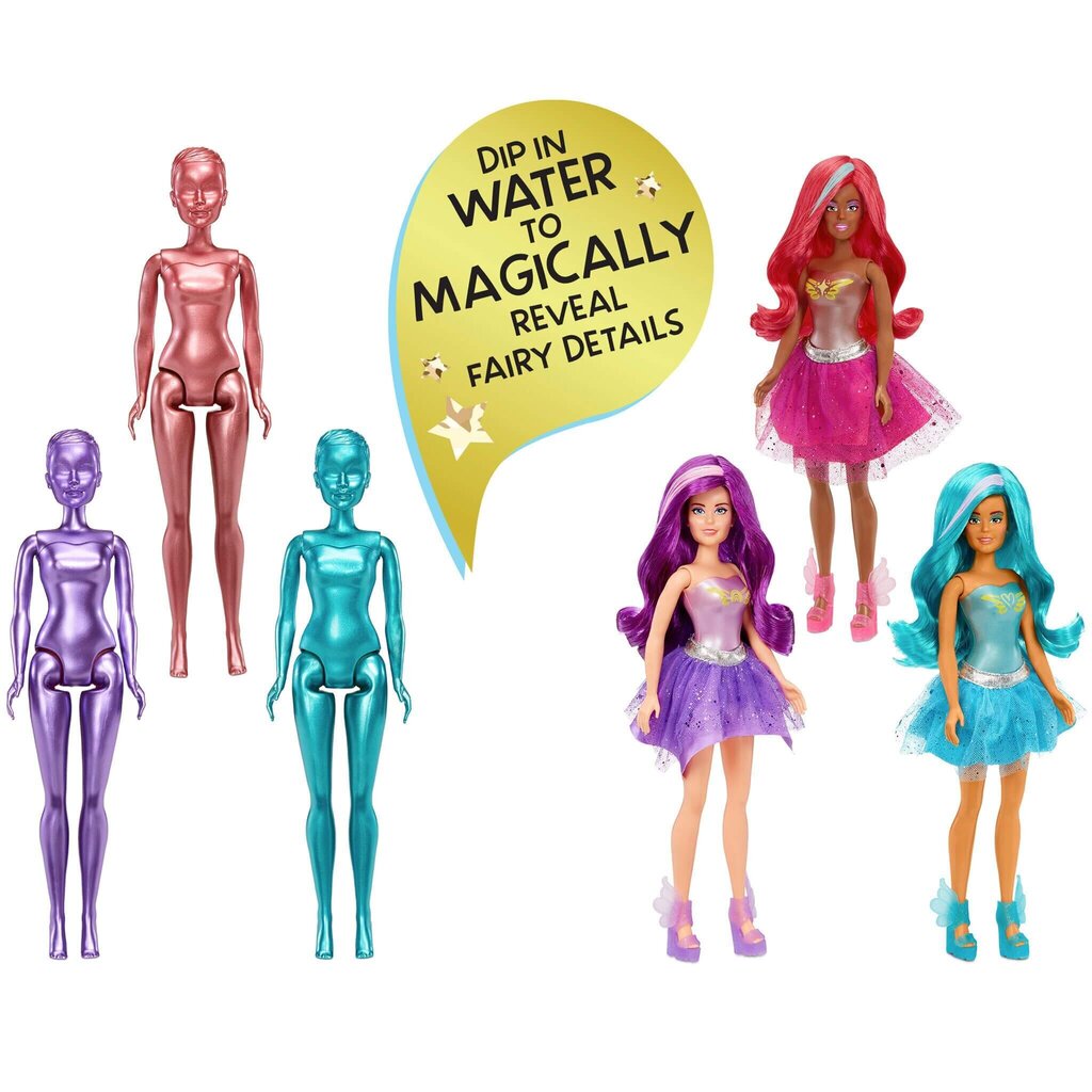 Lėlė Dream Ella Color Change Surprise Fairies Aria Purple Fashion Doll 578000, 29 cm kaina ir informacija | Žaislai mergaitėms | pigu.lt