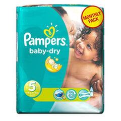 Vienkartinės sauskelnės Pampers Baby Dry (Dydis 5) (11 -16kg) (Naudoti A+) kaina ir informacija | Higienos priemonės | pigu.lt