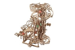 Marble Run – Grandininis keltuvas Ugears, 400 vnt kaina ir informacija | Konstruktoriai ir kaladėlės | pigu.lt
