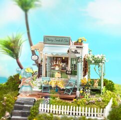 3D konstruktorius Mini namas Saldumynų ir Arbatos kavinė kaina ir informacija | Konstruktoriai ir kaladėlės | pigu.lt