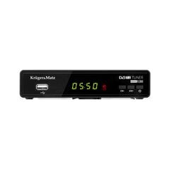 KRUGER & MATZ Tuner DVB-T2 H.265 HEVC KM0550B цена и информация | ТВ-тюнеры | pigu.lt